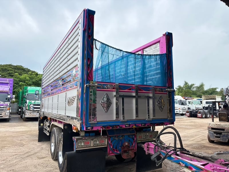 ISUZU FXZ 360 ปี66 ไมล์ 139,000 Km. #10ล้อพ่วงแม่-ลูก กระบะอลูมิเนียม #LEK1037-1085