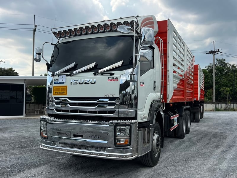  ISUZU FXZ 360 HP MTแท้ ปี 66 ไมล์ 168,000 km. #กระบะ SKT 7 รั้ว คอกเกษตร #LEK 1260-1261