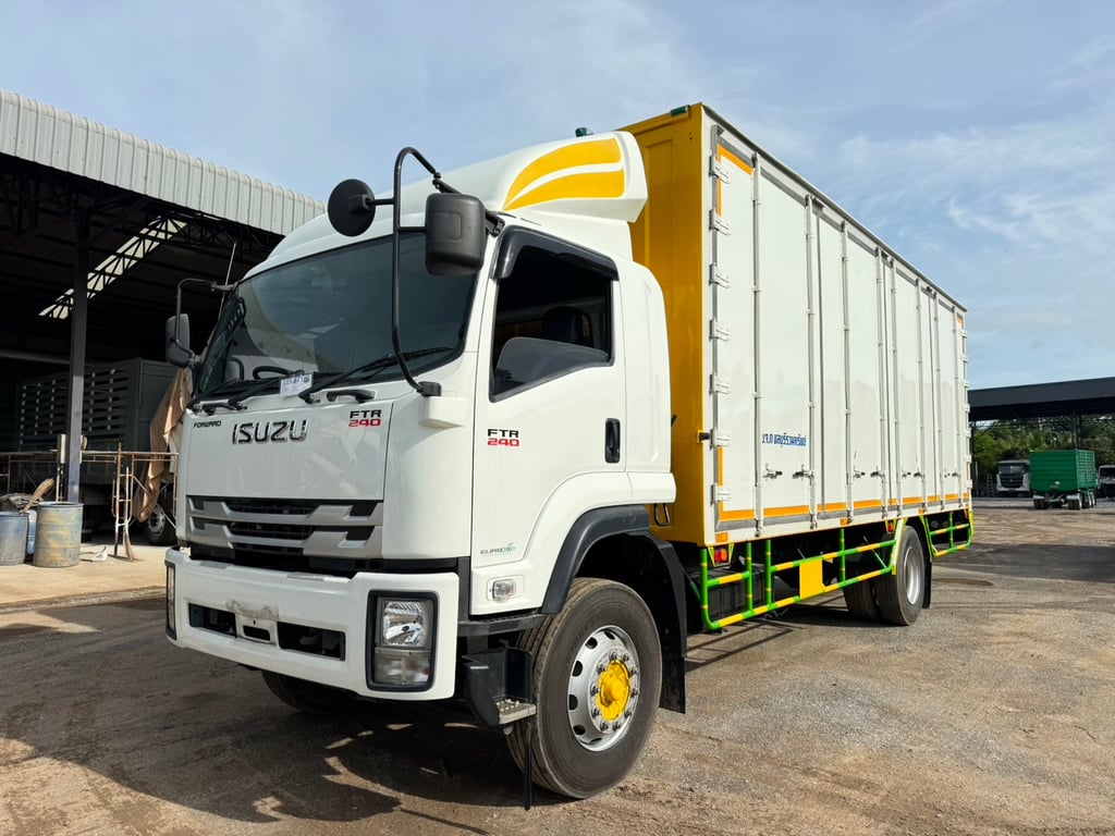 LEK 871 ISUZU FTR 240 ตู้10บาน ปี66 ไมล์น้อย 82,300km. #ตู้10บาน #LEK 871