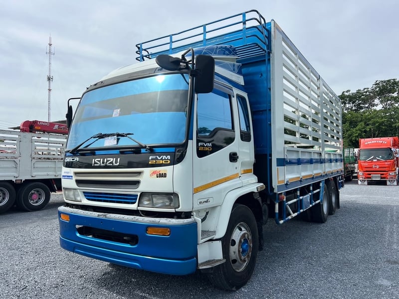 ISUZU DEGA FVM230 เพลาเดียว maxload ปี51 #กระบะเหล็ก ยาว7.50 ม.#LEK 887