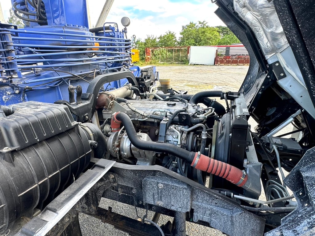 ISUZU FRR 210HP ปี65 ไมล์ 144,000 km. #6ล้อเครนกระบะเหล็ก #LEK 682