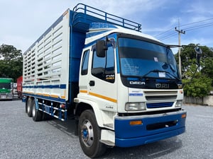 ISUZU DEGA FVM230 เพลาเดียว maxload ปี51 #กระบะเหล็ก ยาว7.50 ม.#LEK 887