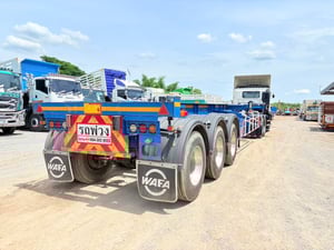 HINO FM1A 344 HP ปี66 ไมล์ 167,035 km. #หัวลากพร้อมหาง wafa 3คาน 12.50 ม. ล้ออลูมิเนียม #LEK964,936