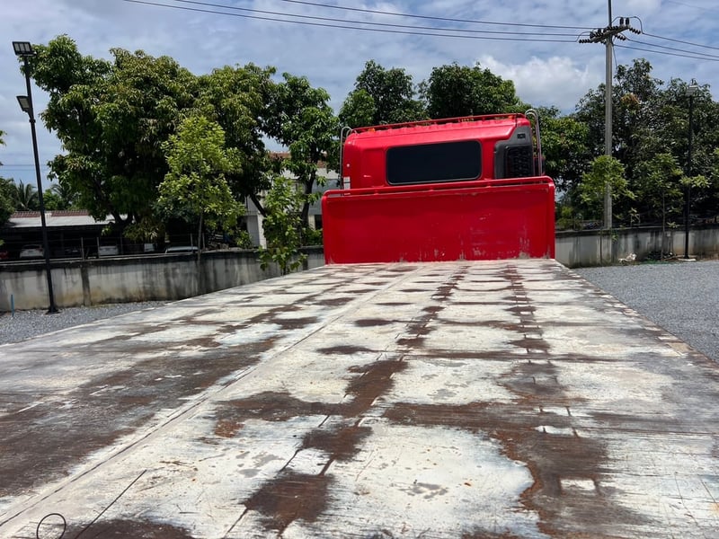 HINO FM1A 344HP ปี 64 ไมล์ 339,000 km. #12 ล้อพื้นเรียบ แม่ลูก พ่วง 2 คาน อู่ซุ่นชัย #LEK 972,973