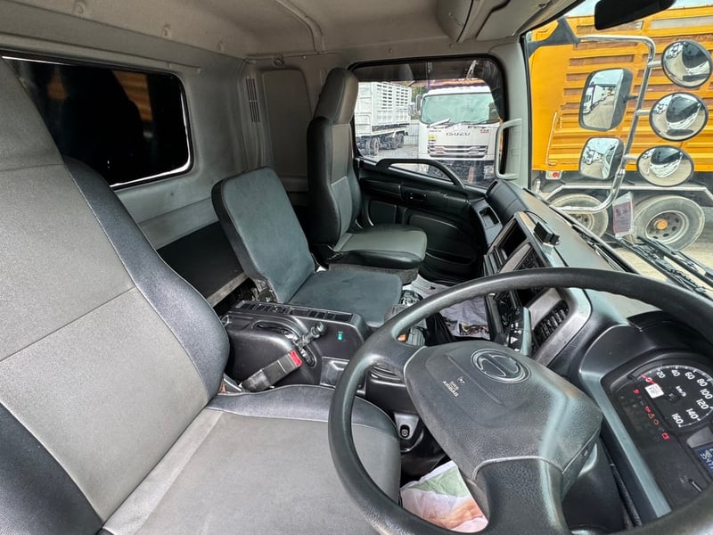 Hino Fm1a 344 HP ปี64  ไมล์ 354,000 KM. #10ล้อพ่วงกระบะเหล็กไม่ดั้ม #Lek1056-1057 