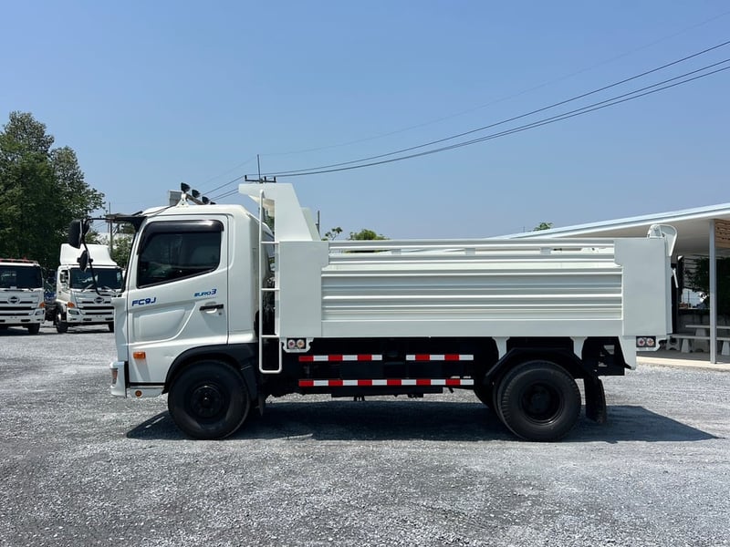 HINO FC9J 210 HP ปี65 ไมล์ 88,006 KM  #กระบะดั้ม 2 รั้ว #Lek1174 