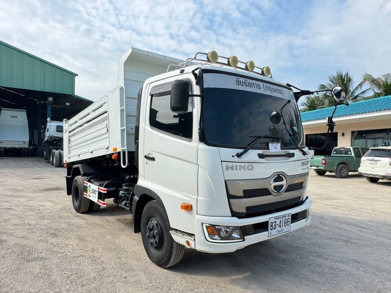  HINO DOMINATOR FC9J 175 แรง ปี66 ไมล์ 37,115 กม. # กระบะดั้ม SKT รั้ว 2 เส้น #LEK1160