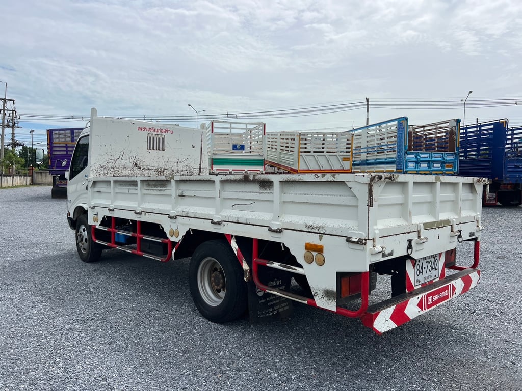 HINO XZU 150 HP ปี 65 ไมล์ 22,840 km.# 6 ล้อ กระบะเหล็กแผงเตี้ย ยาว 4.40 เมตร#LEK856