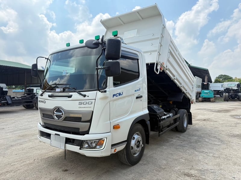HINO FC9J 210HP ปี66(ธันวา)ไมล์น้อย 31,993km. #6ล้อดั้ม2รั้ว #LEK1023