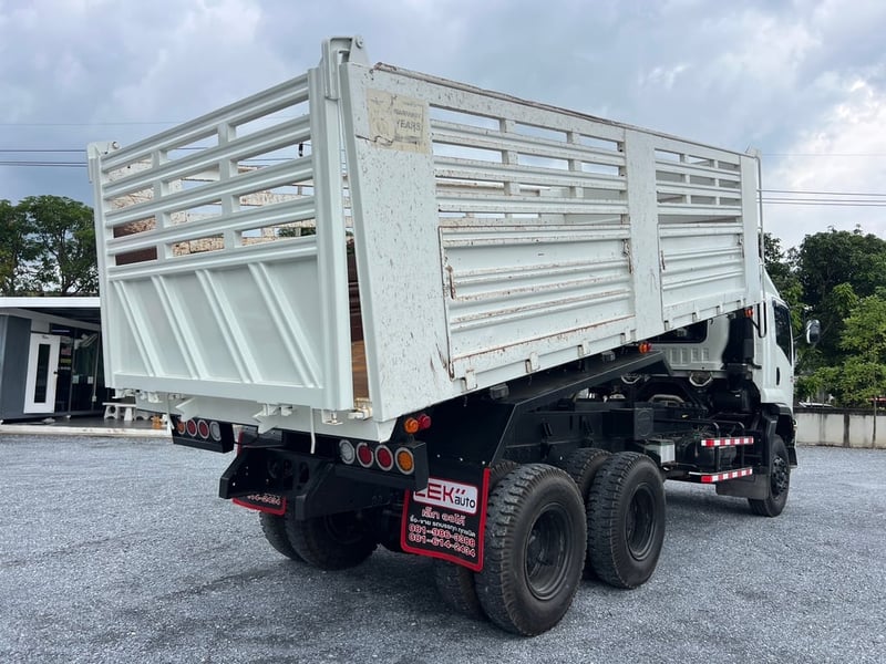 ISUZU FVZ 240 แรงม้า 2เพลา ปี 66 ไมล์น้อย 45,800 km. #กระบะดั้ม สามมิตร smm #LEK 793