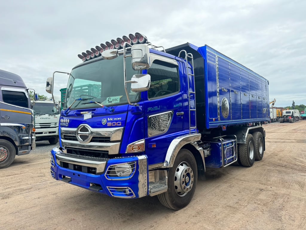 HINO FM8J 260HP ปี63 ไมล์ 128,700km. #10ล้อดั้ม2เพลา #LEK922