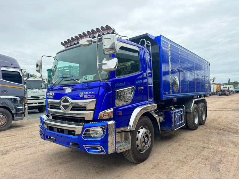 HINO FM8J 260HP ปี63 ไมล์ 128,700km. #10ล้อดั้ม2เพลา #LEK922