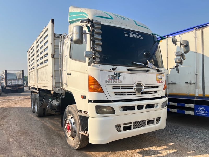 HINO MEGA FM1A 344 HP ปี 55 ไมล์ 423,000 km. #กระบะดั้มคอกสูง #LEK888