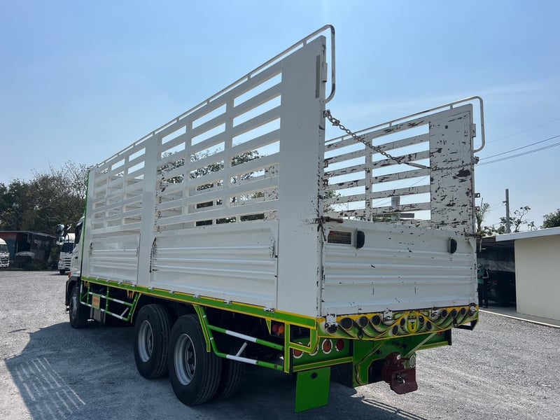 HINO FL8J 260HP ปี66 ไฟใหม่ ไมล์ 167,715 KM. #กระบะคอกเหล็กยาว 7.80 #LEK1179 