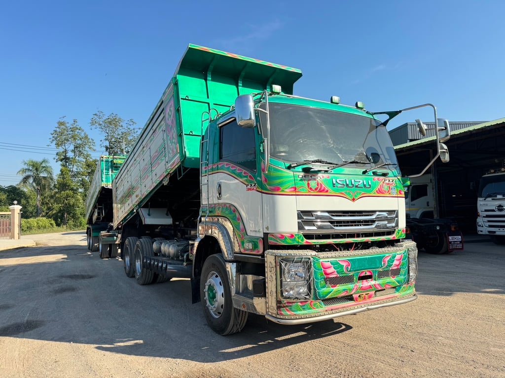 ISUZU FXZ 360 HP ปี 60 ไมล์ 667,000 กม. #กระบะดั้มอลูมิเนียม วิ่งดิน กระบะ ST ##LEK1077-1078 ISUZU FXZ 360 HP ปี 60 ไมล์ 667,000 กม. #กระบะดั้มอลูมิเนียม วิ่งดิน กระบะ ST ##LEK1077-1078