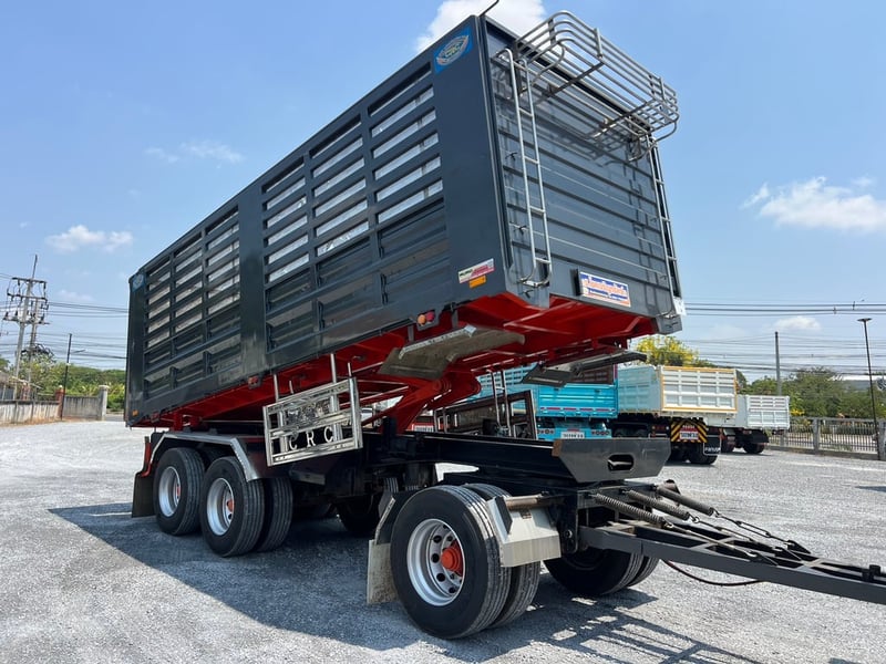 HINO FM2P 380 ปี67 ไมล์ 188,405 km. #พ่วงแม่ลูก ดั้มเกษตร กระบะเหล็ก #Lek1203-1204 