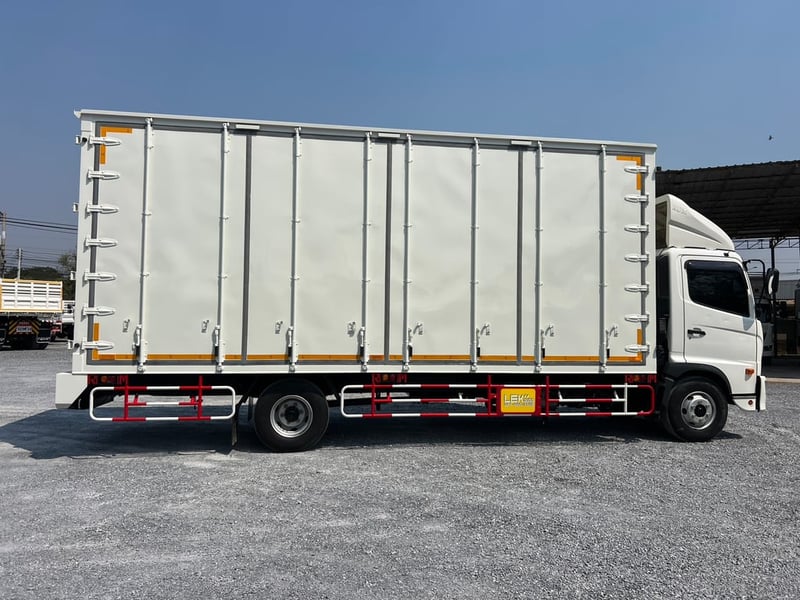 HINO FC9J 175 HP ปี 65 ไมล์ 26,567 KM. #ตู้ 10 บานเปิดรอบ ยาว 6.60 เมตร #LEK1073