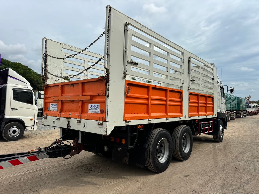 Hino Fm1a 344 HP ปี64  ไมล์ 354,000 KM. #10ล้อพ่วงกระบะเหล็กไม่ดั้ม #Lek1056-1057 