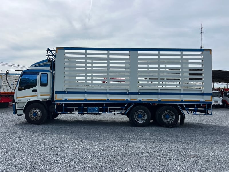 ISUZU DEGA FVM230 เพลาเดียว maxload ปี51 #กระบะเหล็ก ยาว7.50 ม.#LEK 887