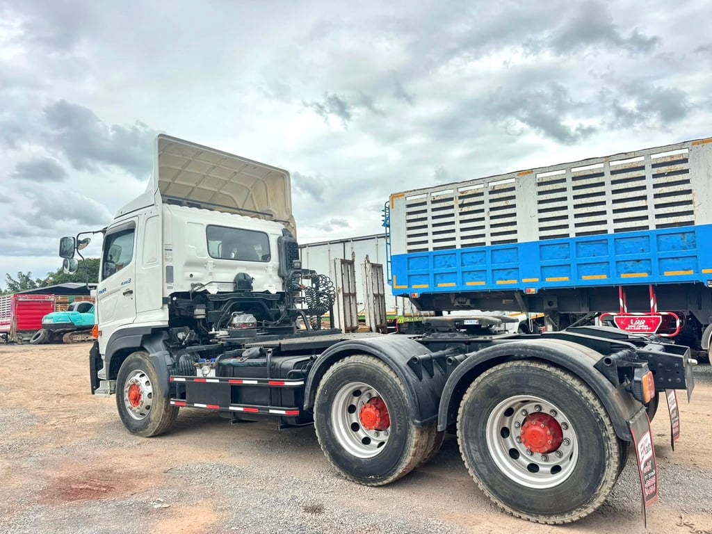 HINO FM1A 344 ปี59  ไมล์ 405,000km. # หัวลาก #LEK769