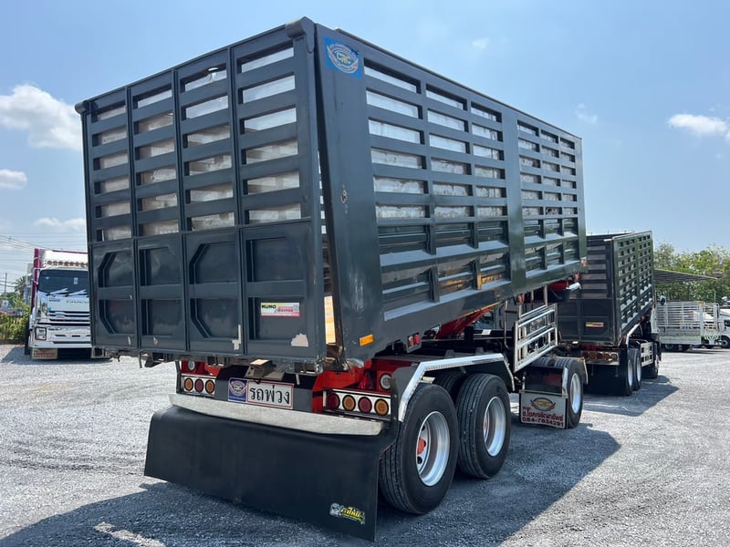 HINO FM2P 380 ปี67 ไมล์ 188,405 km. #พ่วงแม่ลูก ดั้มเกษตร กระบะเหล็ก #Lek1203-1204 