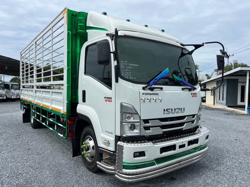 ISUZU FRR 210 HP ปี65ไมล์ 151,951 KM.#กระบะล่อง 6.50 ม.#LEK591