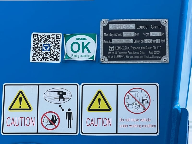 ็HINO FM1A 344 แรงม้า ปี 66 ไมล์แท้แค่ 13,000 KM. #10ล้อเครน XCMG 6.5 ตัน (4 ปลอก 3 ชัก) #LEK1058 