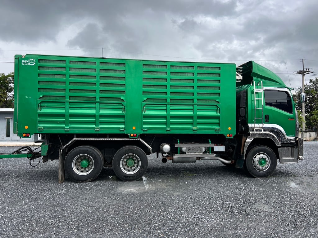 lSUZU FXZ 360 หน้า GIGA ปี 66 เลขไมล์เพียง 306,000 KM #กระบะดั้ม PP TRUCK กระบะเหล็กกึ่งเกษตร #LEK951-952 