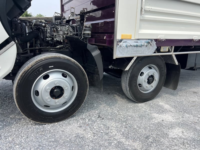 HINO FC9J 210 แรงม้า ปี 2566 ไมล์ 275,000 กม. #8ล้อ กระบะเหล็กเปิดข้าง  ยาว 6.60 เมตร #Lek980 