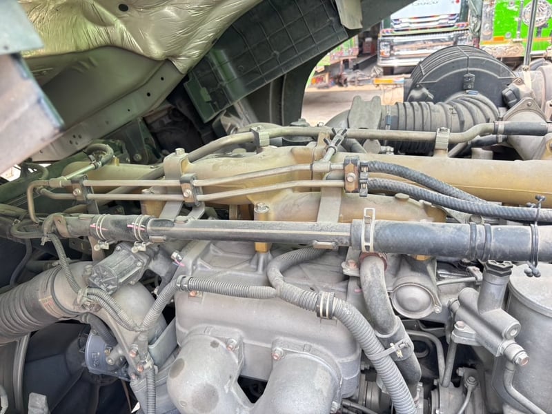 ISUZU FXZ 360HP หน้า GIGA ปี 2565 ไมล์ 208,467 KM. #แม่-ลูกดั้มเกษตร กระบะอลูมิเนียม พื้นเลส  #LEK1231 - 1241