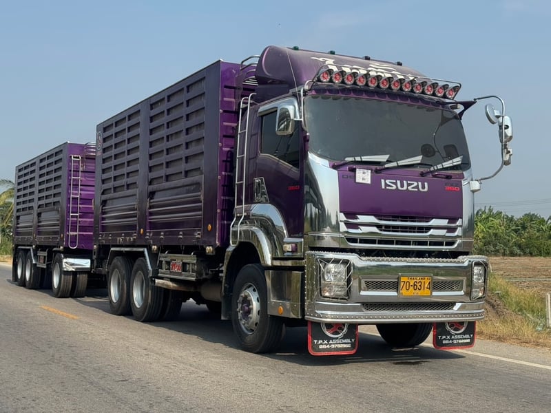 ISUZU FXZ 360 HP ปี 2565 ไมล์ 445,852 KM. #พ่วงแม่-ลูกไม่ดั้ม #LEK1234-1235