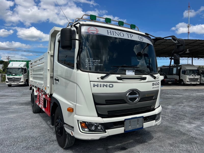 HINO FC9J 210 HP ปี 67 ไมล์ 29,032 KM. #กระบะดั้มเหล็ก #lek1211