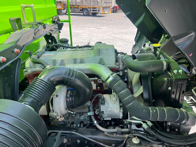 HINO FC9J 175 HP ปี 65 ไมล์ 11,700 กม. #6ล้อล่องกระบะเหล็ก #LEK1106
