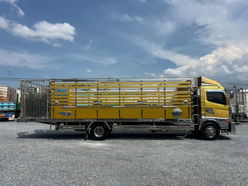  HINO FC9J 210 HP ไมล์ 290,000 KM.  #รถวัวกระบะอลูมิเนียม #LEK1066