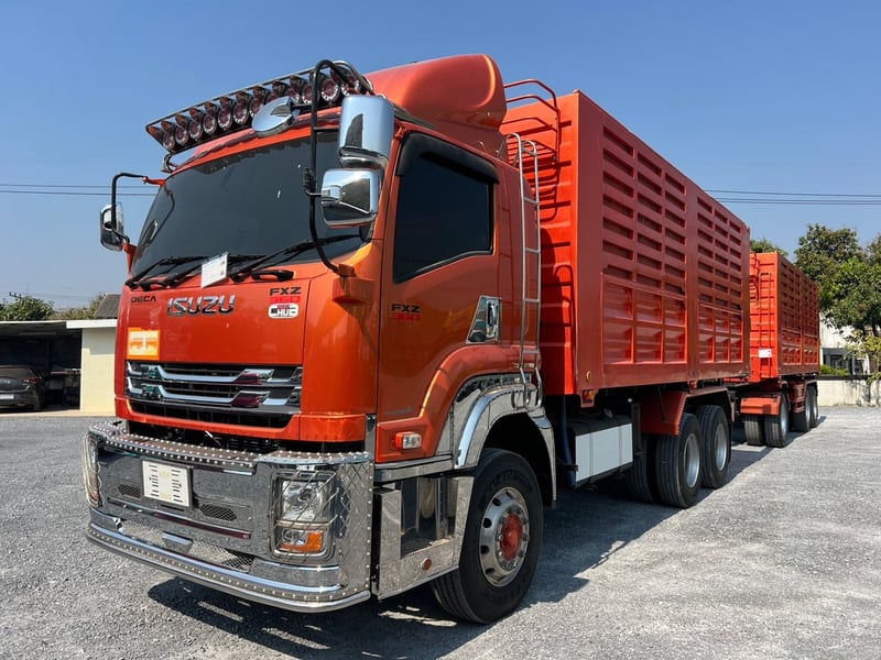 ISUZU FXZ 360 ปี 66 ไมล์ 189,000 km. #แม่–ลูกพ่วงดั้ม ## Lek1044-1045 ISUZU FXZ 360 ปี 66 ไมล์ 189,000 km. #แม่–ลูกพ่วงดั้ม ## Lek1044-1045