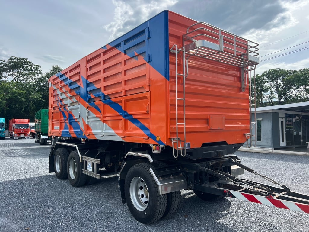 HINO FM1A 344HP ปี66 ไมล์ 287,400 KM. #รถพ่วงกระบะดั้มเกษตร 6 ไม้ #LEK941,942 HINO FM1A 344HP ปี66 ไมล์ 287,400 KM. #รถพ่วงกระบะดั้มเกษตร 6 ไม้ #LEK941,942