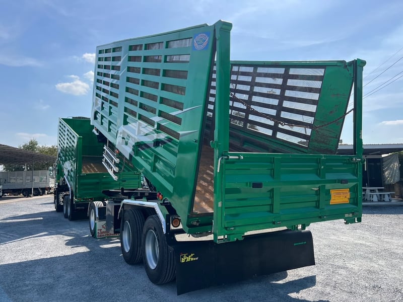 ISUZU FXZ 360 ปี 66 ไมล์ 216,000  KM. # พ่วงแม่ลูก ดั้มเกษตร #Lek1119-1120 