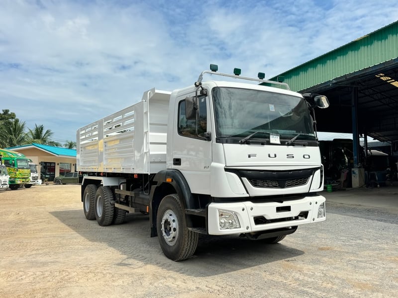 FUSO FJ280HP ปี65 ไมล์น้อย 59,939 km. #10ล้อกระบะดั้มสามมิตร #Lek 418 