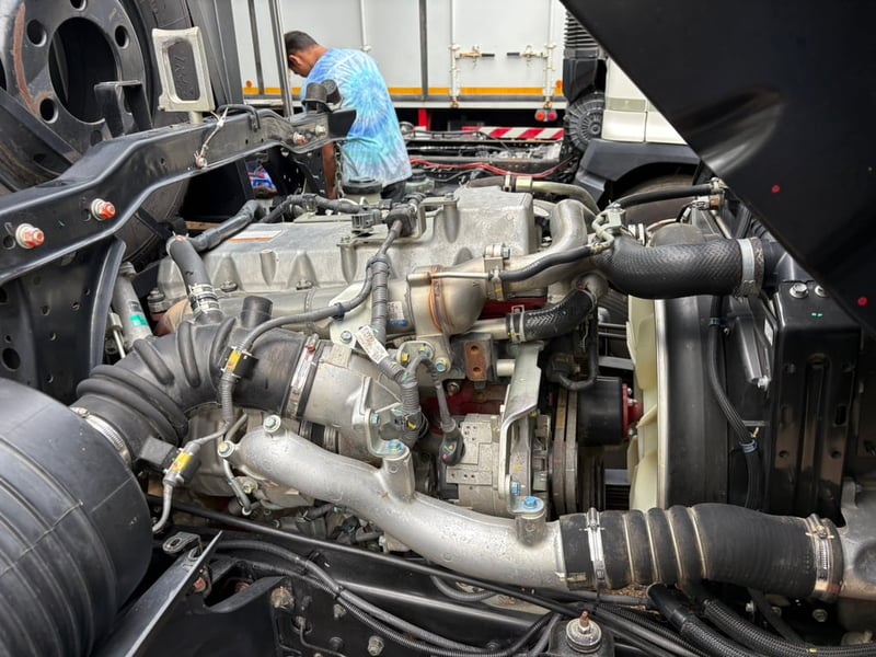 HINO FC9J 210HP  ปี65  ไมล์ 23,585km. #6ล้อดั้ม2รั้ว #LEK1038