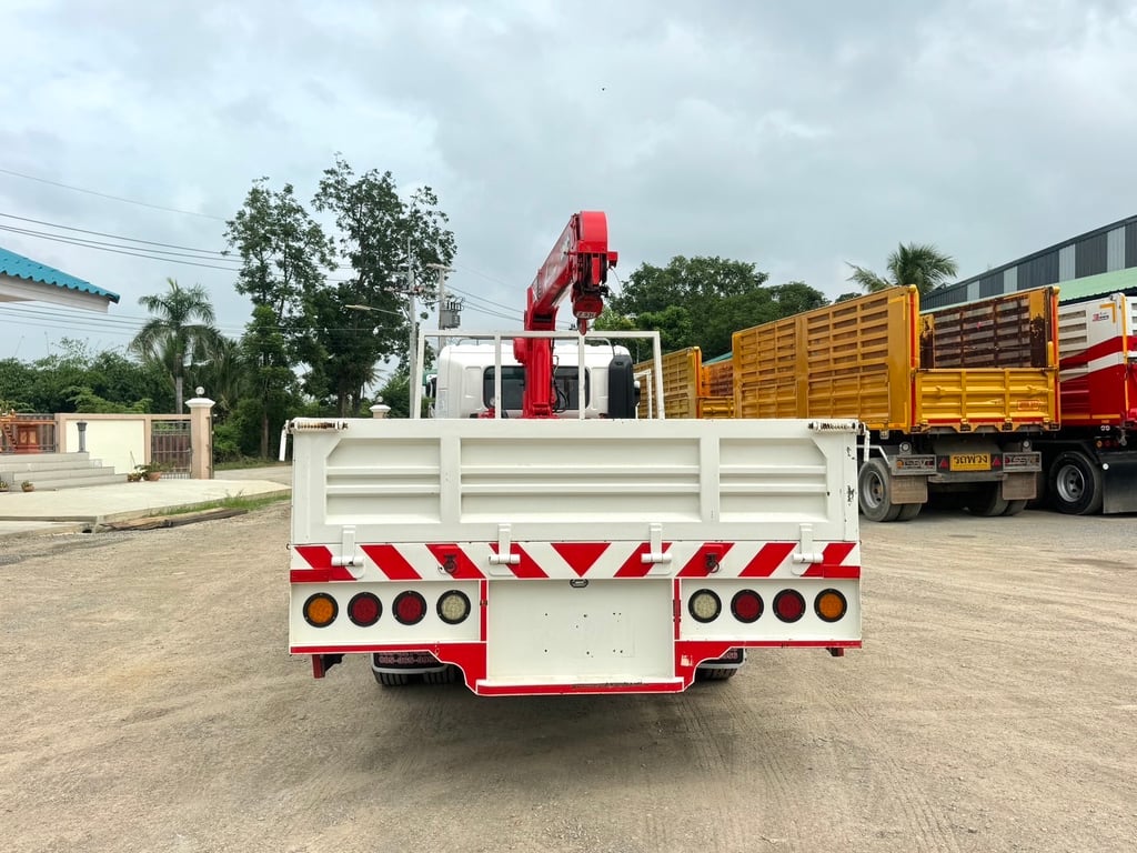 HINO FC9J 210HP ปี66 (ธันวา) ไมล์น้อย 103,000km. #รถ6ล้อเครน #รถ6ล้อเครน