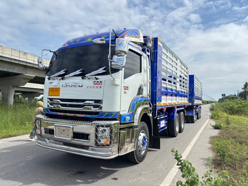 ISUZU FXZ 360  ปี66 ไมล์น้อย 118,000km. #10ล้อดั้มเกษตร #LEK1017-1018 