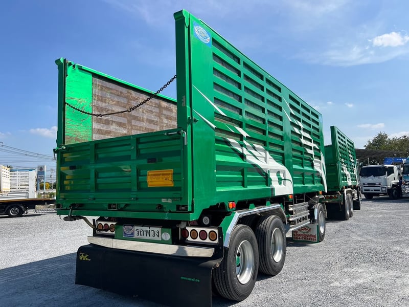 ISUZU FXZ 360 ปี 66 ไมล์ 216,000  KM. # พ่วงแม่ลูก ดั้มเกษตร #Lek1119-1120 