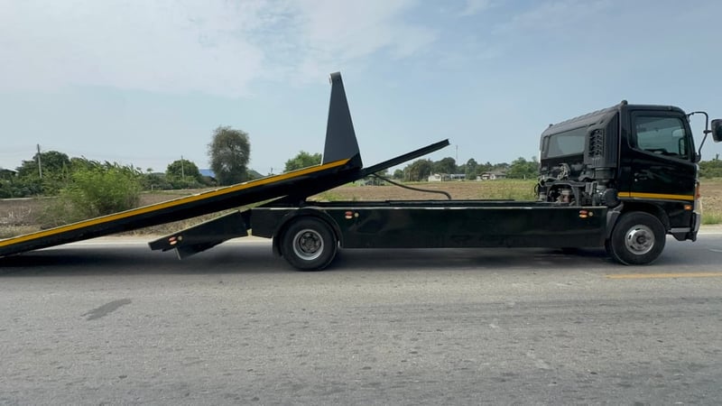 HINO FC9J 175HP  ปี62 ไมล์ 301,397 KM.  # รถสไลด์ 6ล้อ #LEK1258 