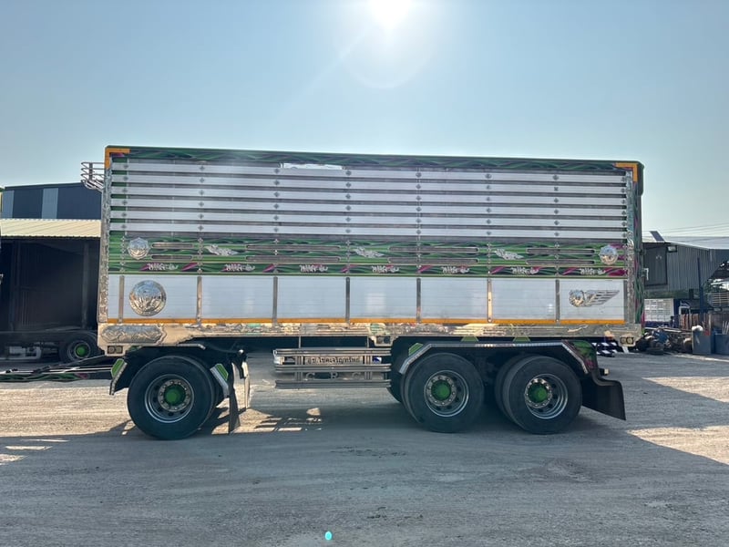 ISUZU FXZ 360HP หน้า GIGA ปี 2565 ไมล์ 208,467 KM. #แม่-ลูกดั้มเกษตร กระบะอลูมิเนียม พื้นเลส  #LEK1231 - 1241