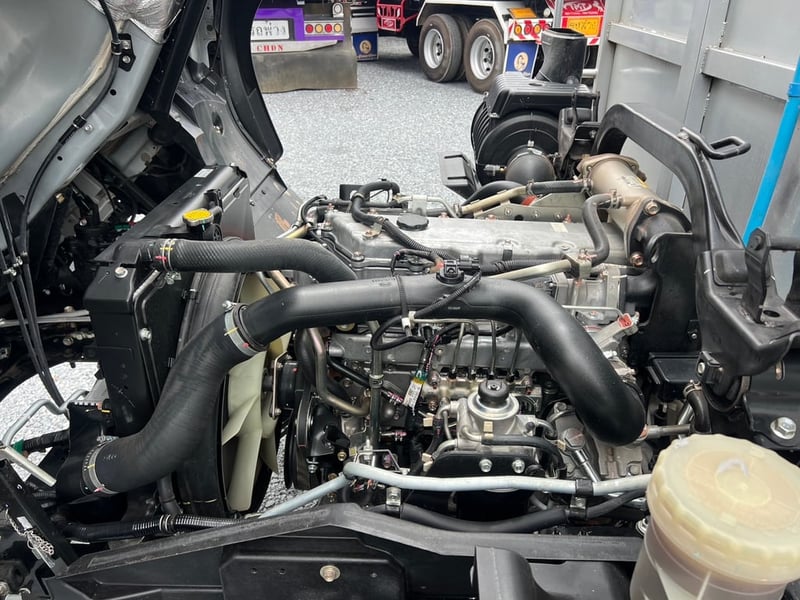 ISUZU FRR 210HP ปี 66 ไมล์แท้ 9,400 km.  #รถหมู 2 ชั้น สแตนเลส  #LEK876 