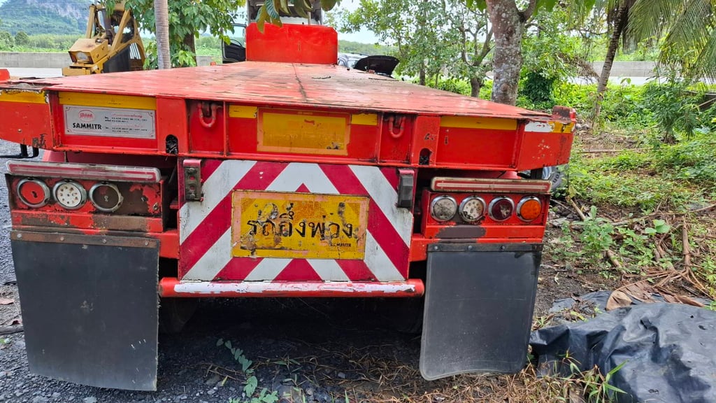 📣📣หางพื้น 3 เพลา สามมิตร 10น๊อต ปี61 💸 320,000 ฿ 📍จ.สตูล ☎098-0947203 แฮ็คส์ #แฮ็คส์รถบรรทุก 📣📣หางพื้น 3 เพลา สามมิตร 10น๊อต ปี61 💸 320,000 ฿ 📍จ.สตูล ☎098-0947203 แฮ็คส์ #แฮ็คส์รถบรรทุก