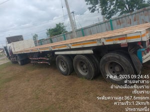 📣📣หางพื้นสามเพลาสามมิตร ปี 66  💸ราคา 320,000 ฿ พร้อมใช้งาน ☎098-0947203 แฮ็คส์  #รับฝากขายรถบรรทุกทุกชนิด  #แฮ็คส์รถบรรทุก