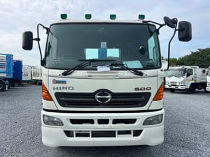  รถ 6ล้อเครน HINO MEGA 212 ปี48 กระบะคาร์โก้เหล็ก  ติดเครน XCMG  