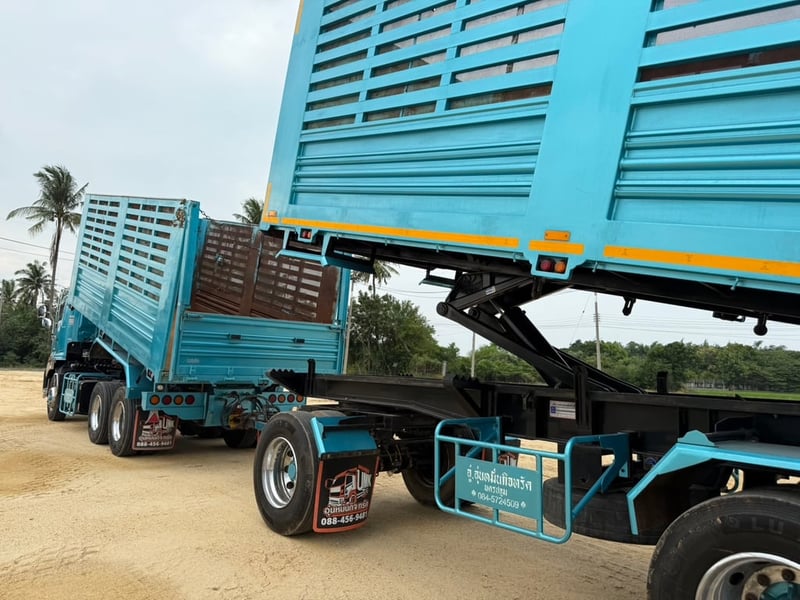 HINO FM1A 344 แรง ปี 66 แม่ลูกพ่วงดั้มเกษตร ⚡️ •เครื่อง 344 แรงม้า •กระบะดั้มเกษตร 8 ไม้ อู่อุ่นหมั่นกิจ (UMK) •แม่ยาว 6.20 ม. ลูก 7.00 ม. •แม่ยางใหม่ 10 เส้น ลูกยางดี •รถสวย เดิมๆ ไม่มีอุบัติเหตุ •ได้เนื้อ 29.7 ตัน พร้อมลุยงาน 💸 ราคา 2,880,000 บาท ☎098-0947203 แฮ็คส์ #แฮ็คส์รถบรรทุก HINO FM1A 344 แรง ปี 66 แม่ลูกพ่วงดั้มเกษตร ⚡️ •เครื่อง 344 แรงม้า •กระบะดั้มเกษตร 8 ไม้ อู่อุ่นหมั่นกิจ (UMK) •แม่ยาว 6.20 ม. ลูก 7.00 ม. •แม่ยางใหม่ 10 เส้น ลูกยางดี •รถสวย เดิมๆ ไม่มีอุบัติเหตุ •ได้เนื้อ 29.7 ตัน พร้อมลุยงาน 💸 ราคา 2,880,000 บาท ☎098-0947203 แฮ็คส์ #แฮ็คส์รถบรรทุก