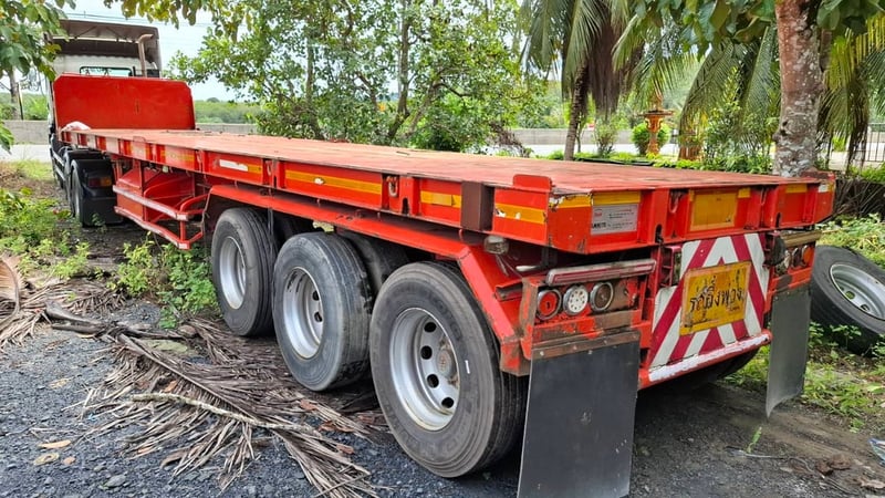 📣📣หางพื้น 3 เพลา สามมิตร 10น๊อต ปี61 💸 320,000 ฿ 📍จ.สตูล ☎098-0947203 แฮ็คส์  #แฮ็คส์รถบรรทุก